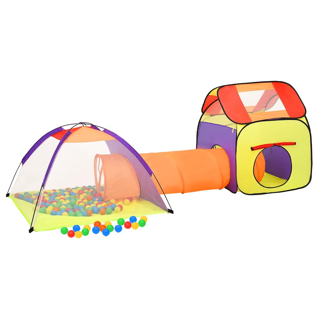 Vidaxl KinderSpeeltent MET 250 BALLEN 338X123X111 CM MEARKLEIRIG