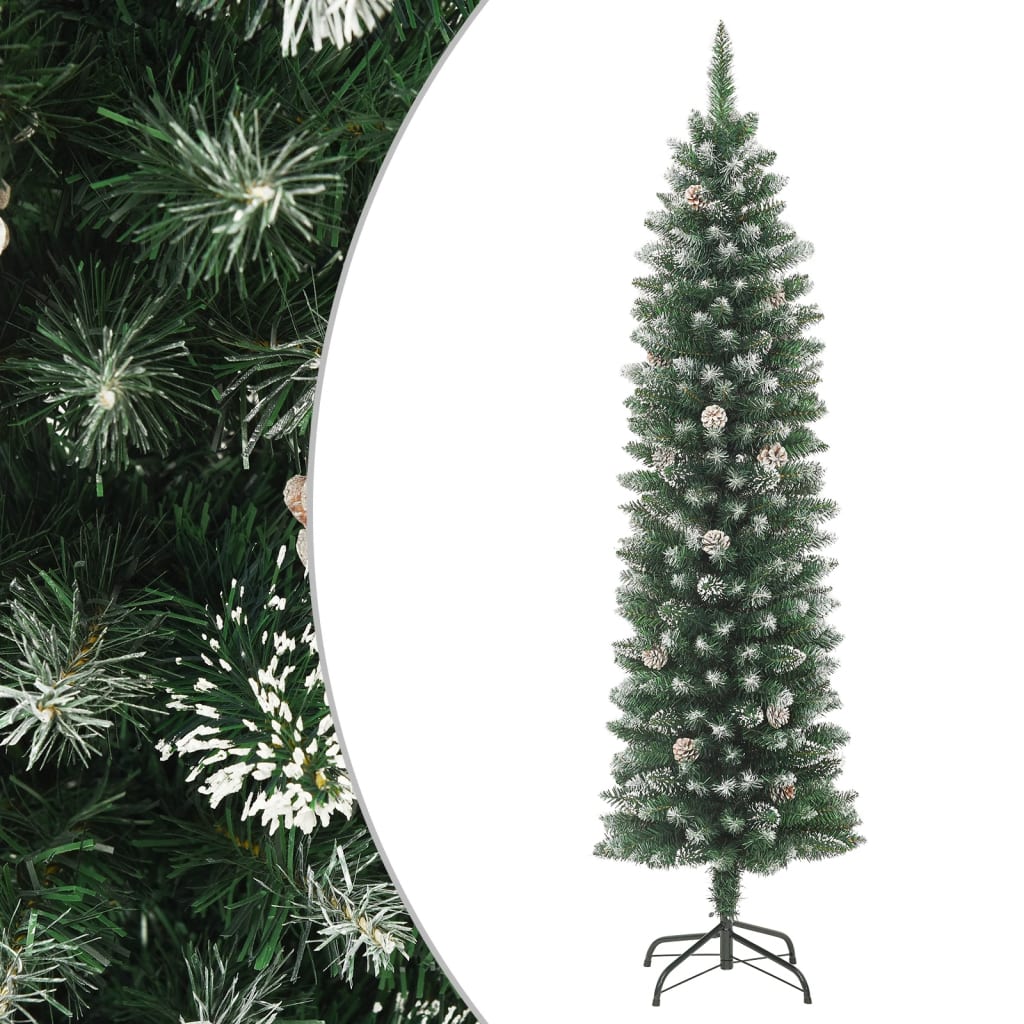 VIDAXL KUNSTKERSTBOOM mit Standardschmaler 120 cm PVC