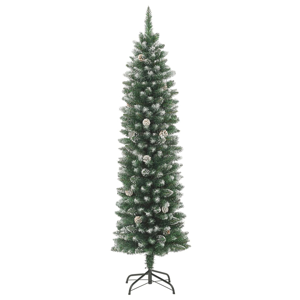 Vidaxl Kunstkerstboom schmal mit Standard 240 cm PVC
