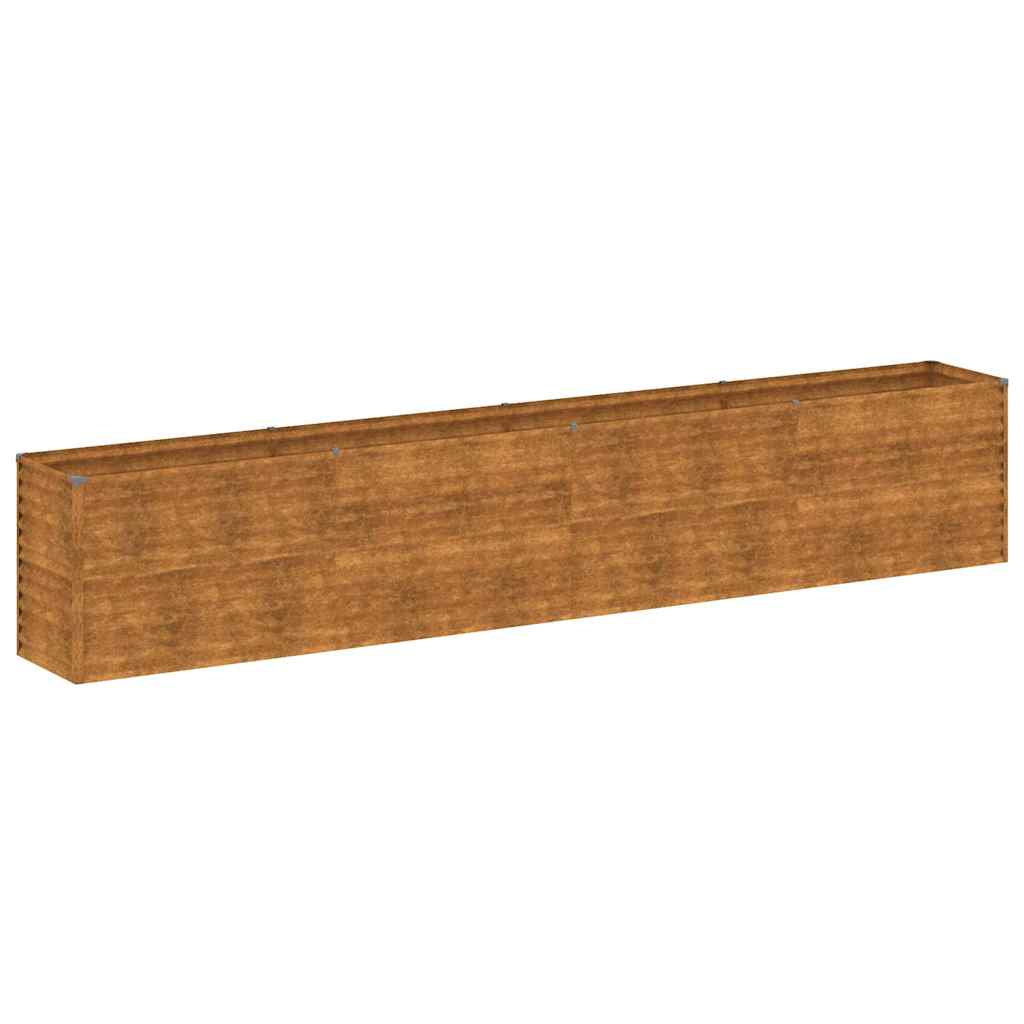 Vidaxx erhöhte Gartenbox 385x50x69 cm Cortenstahl