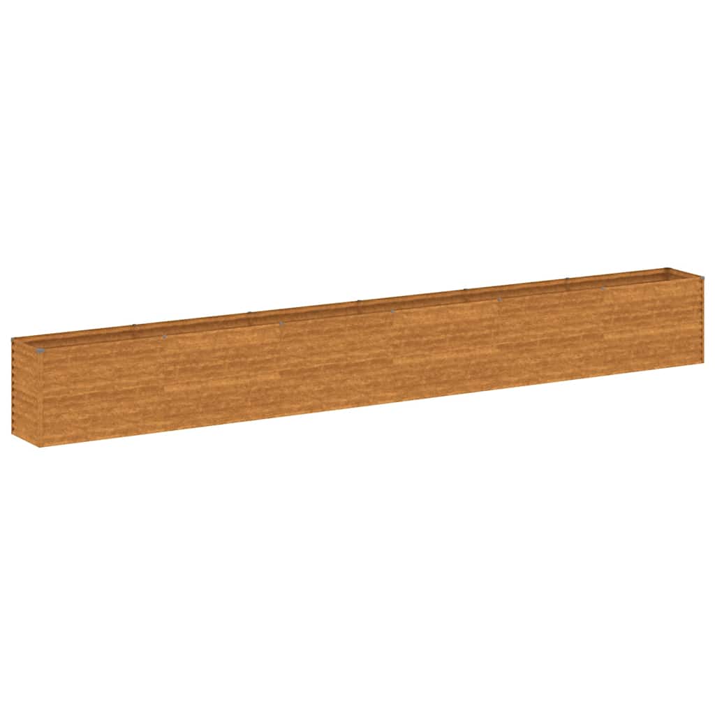 VidaXL Pflanzgefäß erhöht 578x50x69 cm Cortenstahl