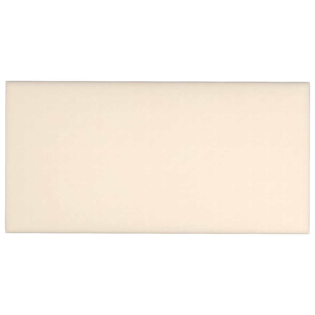 Vidaxl -Wandpaneele 12 ST 2,16 m² 60 x 30 cm Samtcreme -Colored