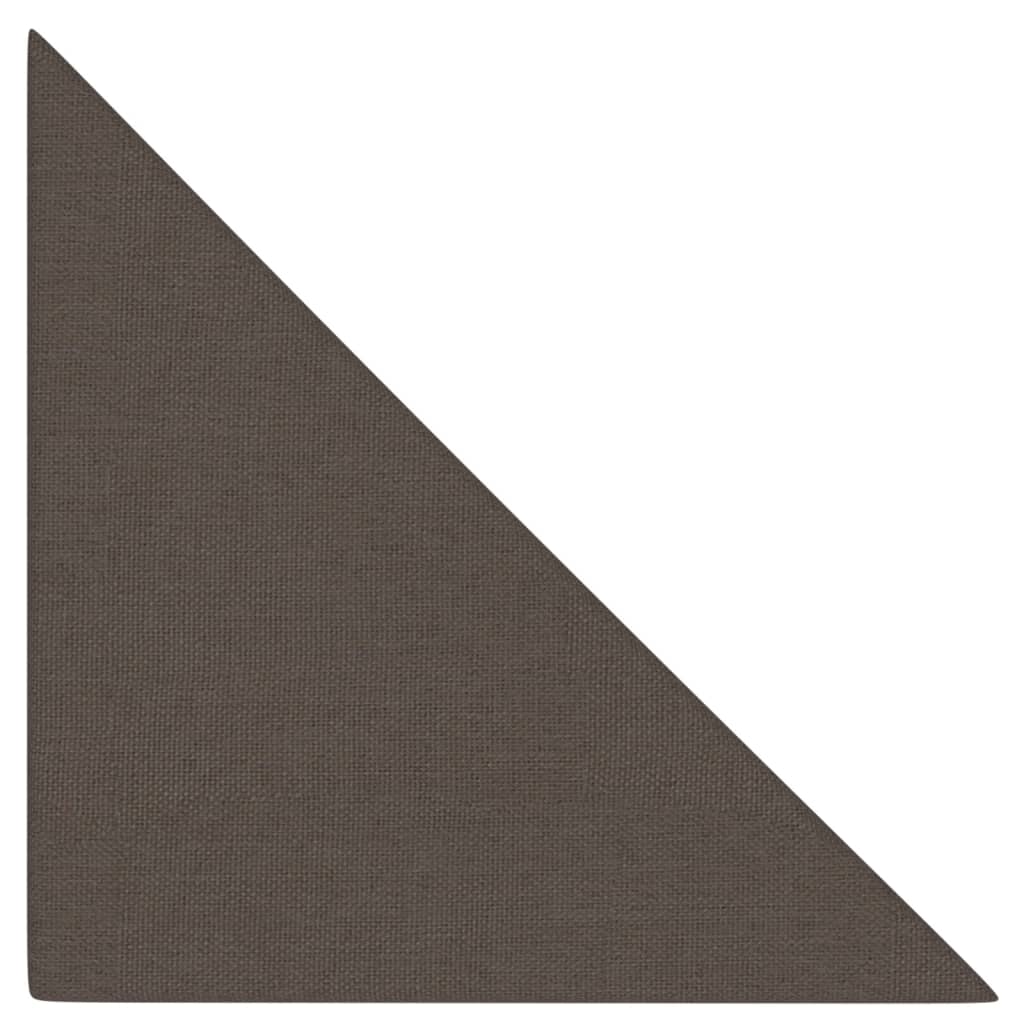 Vidaxl -Wandplatten 12 Stk 0,54 m² 30 x 30 cm Stofftaupe