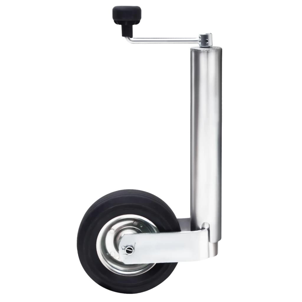 Vidaxl -Nasenrad mit gespaltener Klemme 60 mm verzinkter Stahl