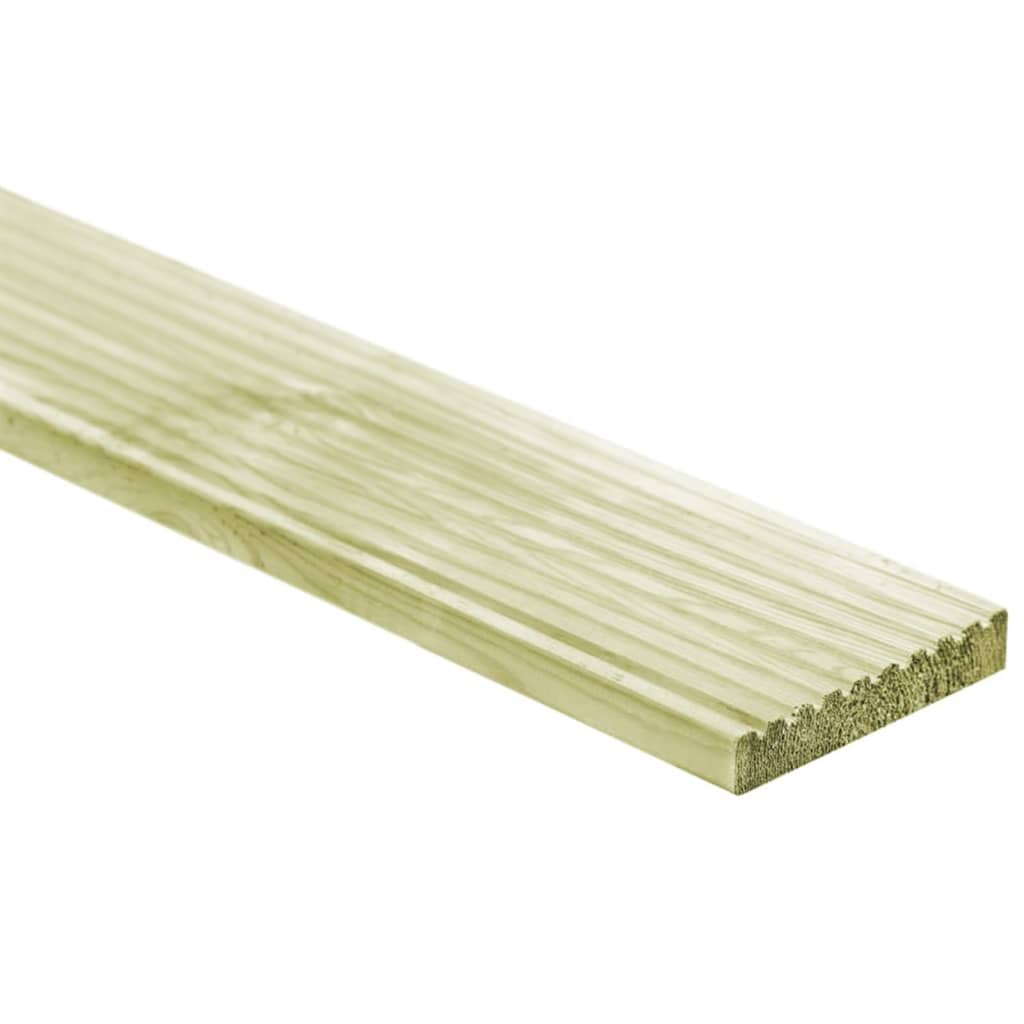 VIDAXL -TERRA -Boards 48 Stcs 6,96 m² 1 m Festkiefernholz