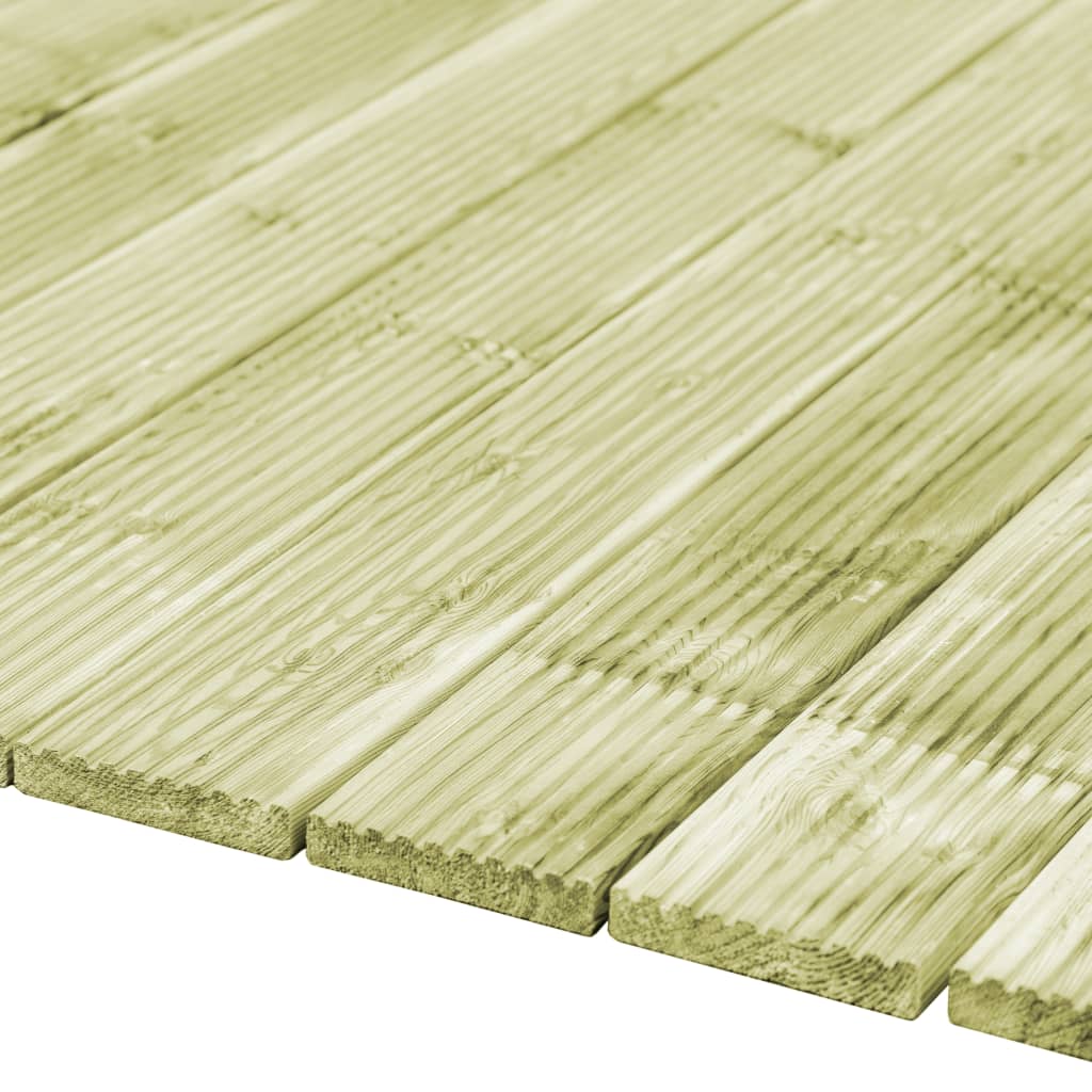 VIDAXL -TERRA -Boards 48 Stcs 6,96 m² 1 m Festkiefernholz