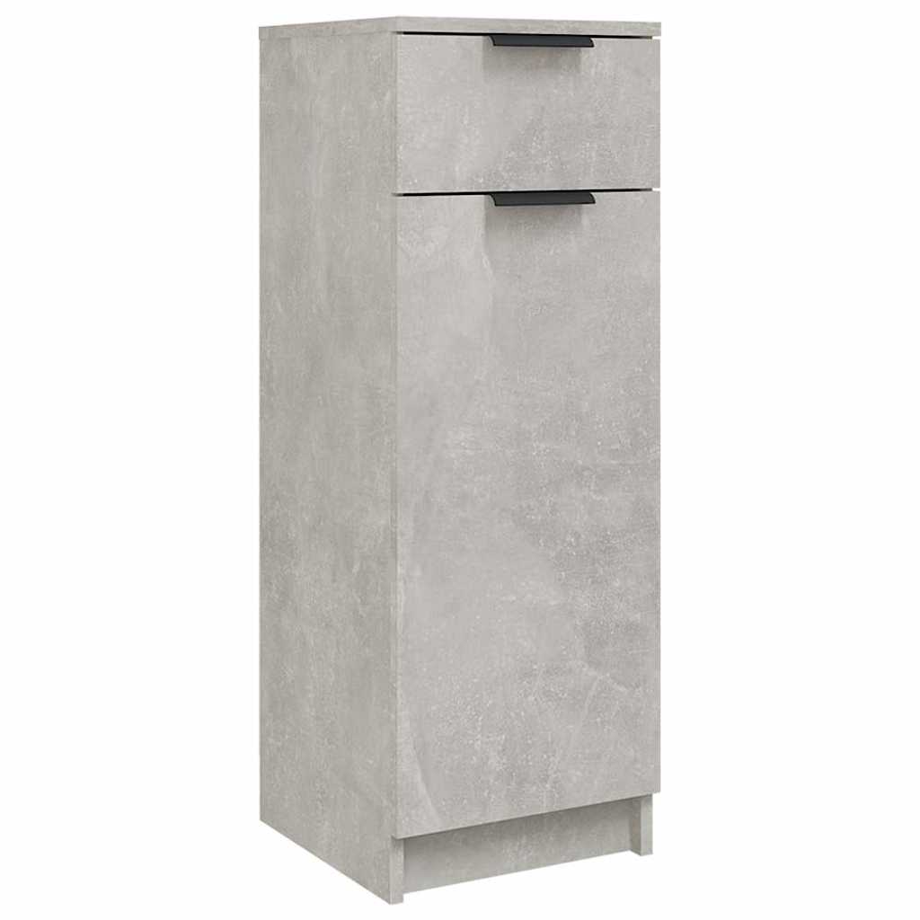 Vidaxl badkamerkast 32x34x90 cm bewerkt hout betongrijs