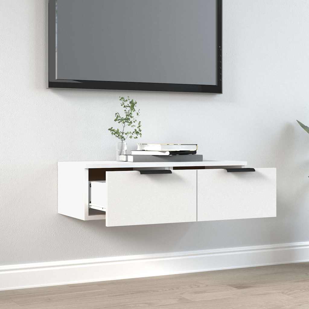 Vidaxl wandkast 68x30x20 cm bewerkt hout wit