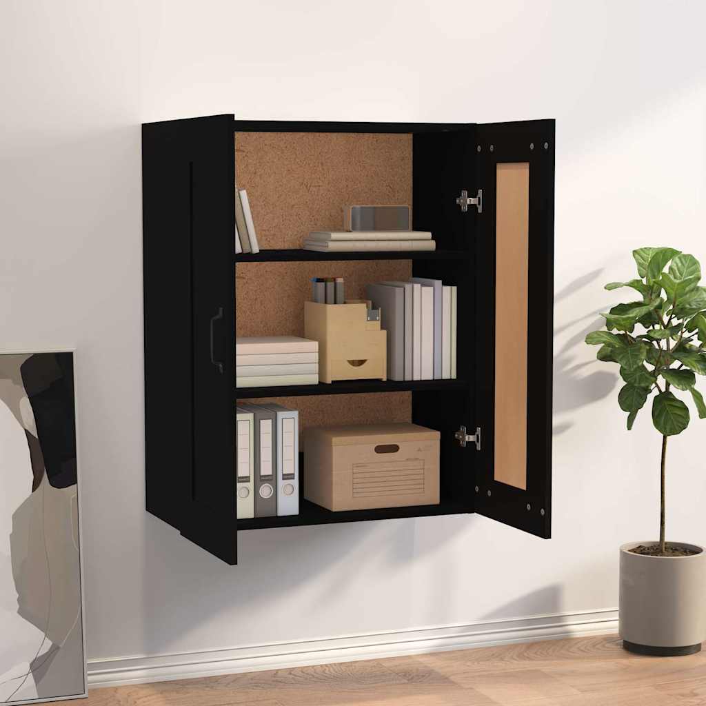 Vidaxl hangkast 69,5x32,5x90 cm zwart