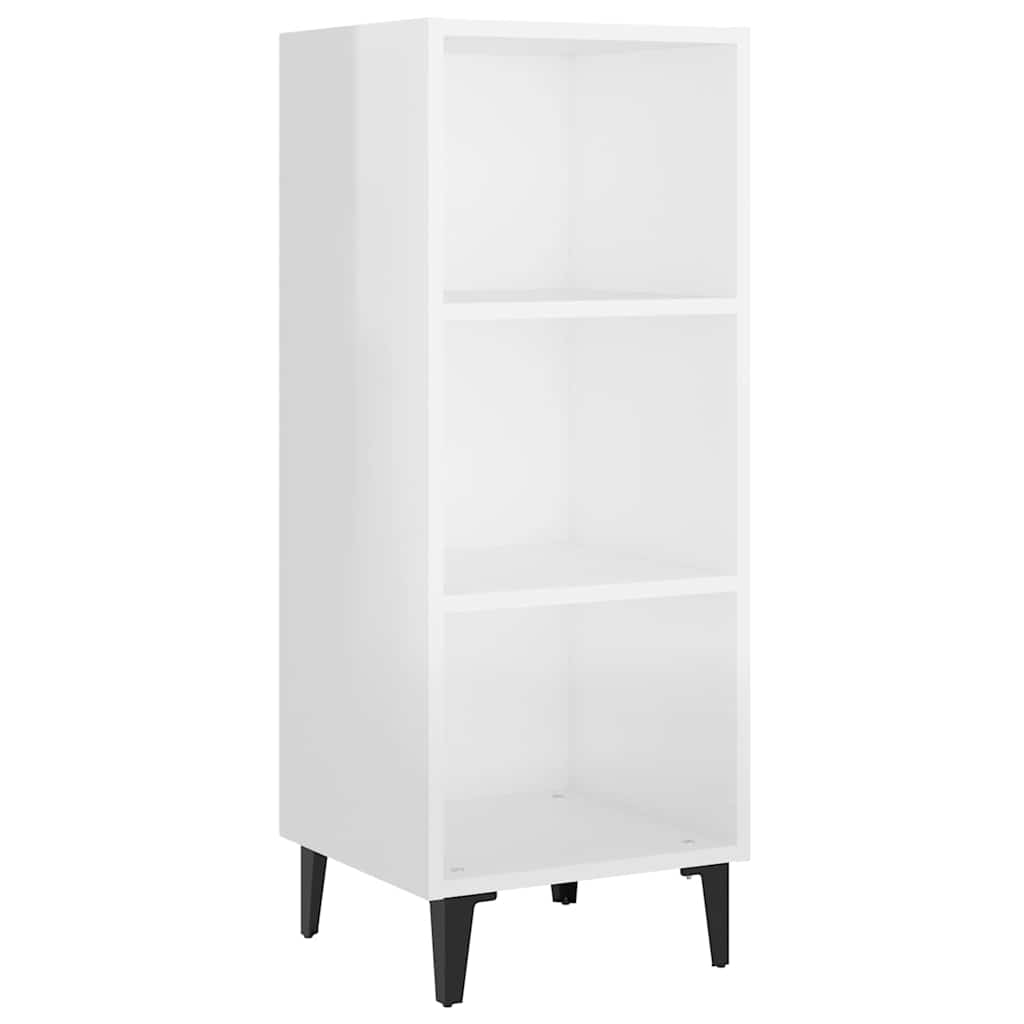 Vidaxl dressoir 34,5x32,5x90 cm bewerkt hout hoogglans wit
