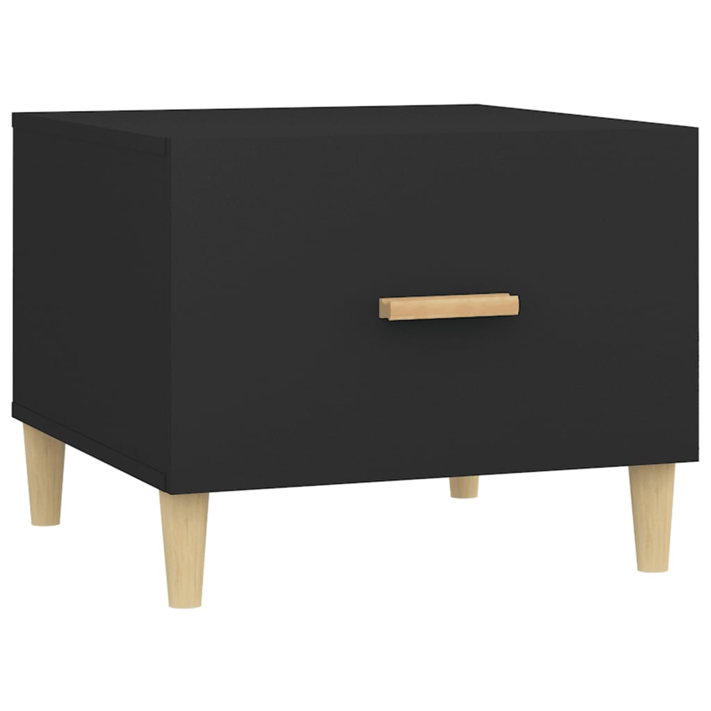 Vidaxl salontafel 50x50x40 cm bewerkt hout zwart