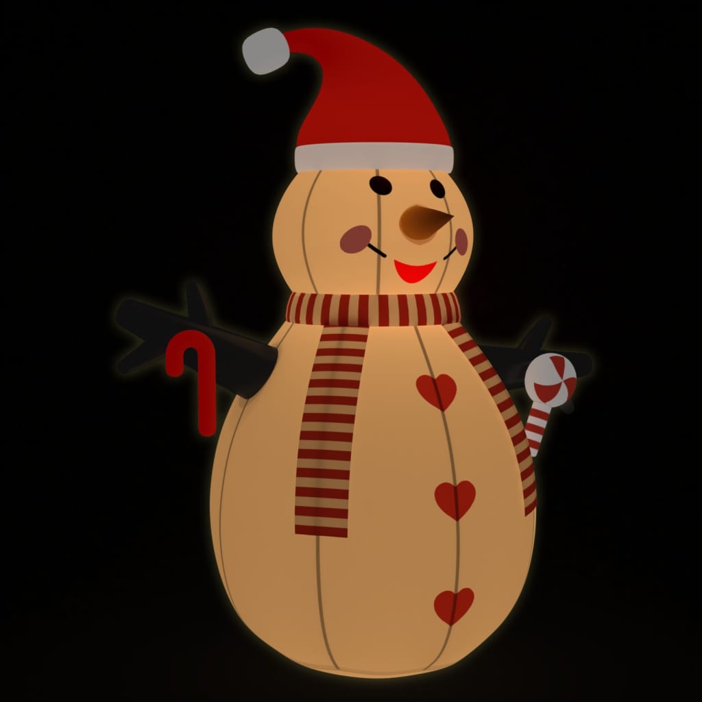 Vidaxl Schneemann mit LEDs 300 cm aufblasbar
