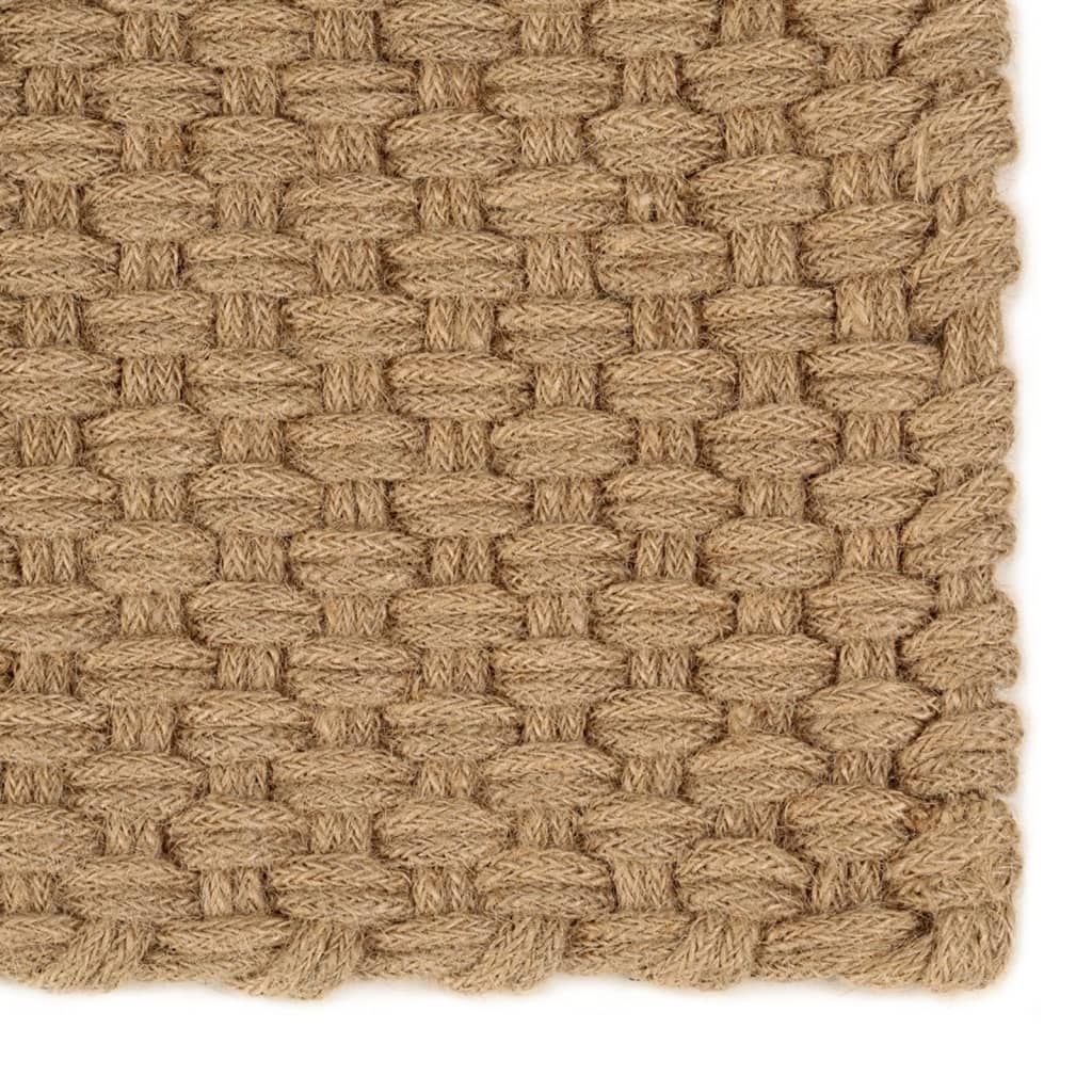 VIDAXL Rechteckige 80x160 cm Jute Natural