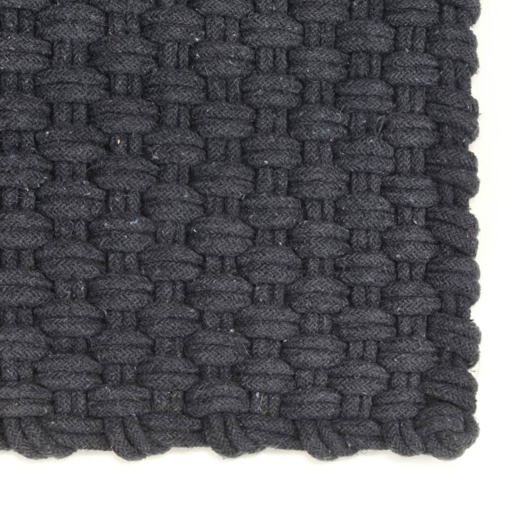VIDAXL Rechteckige 200x300 cm Baumwoll -Anthrazit -geläutet