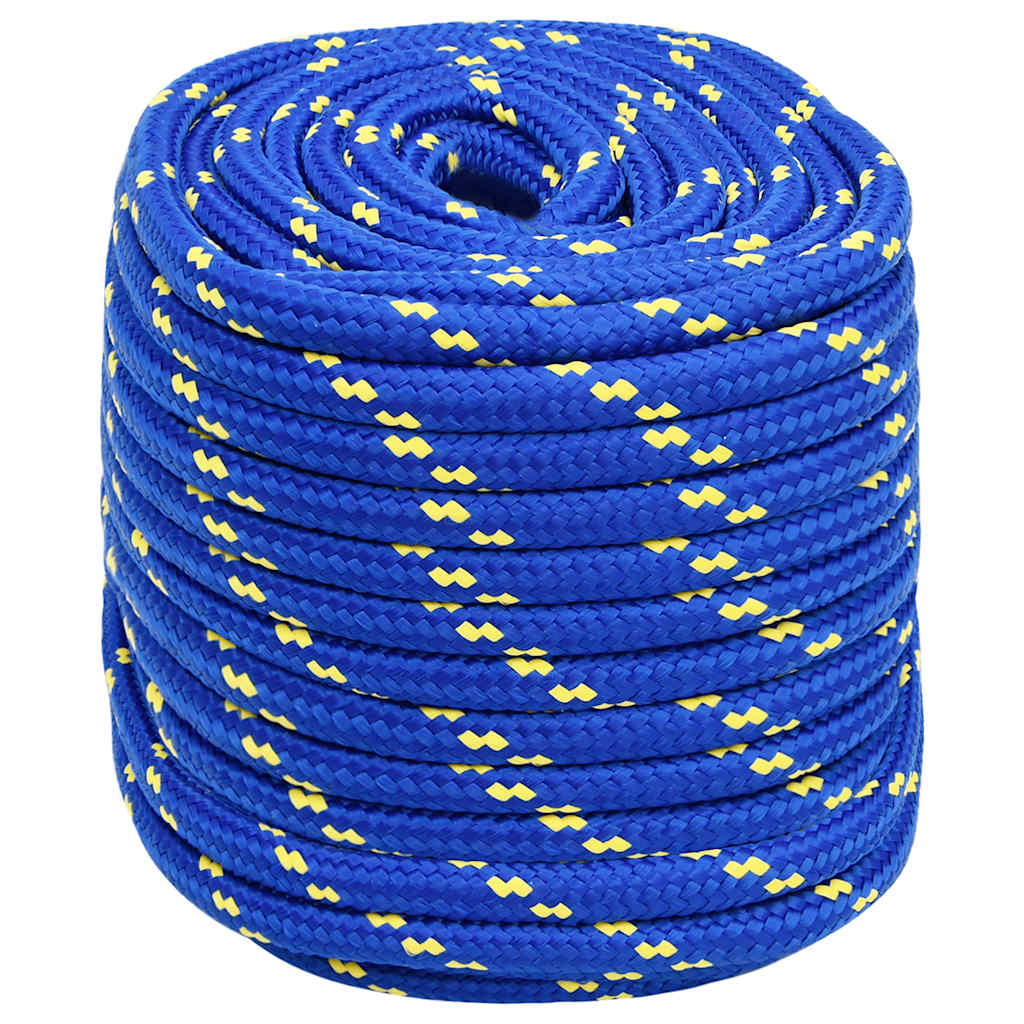 Vidaxl Bootsseil 16 mm 100 m Polypropylen blau