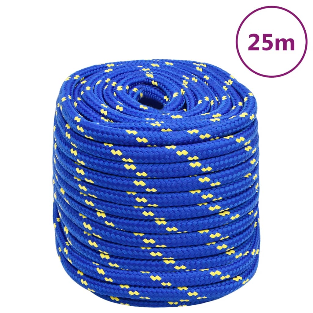 Vidaxl Bootsseil 18 mm 25 m Polypropylen blau