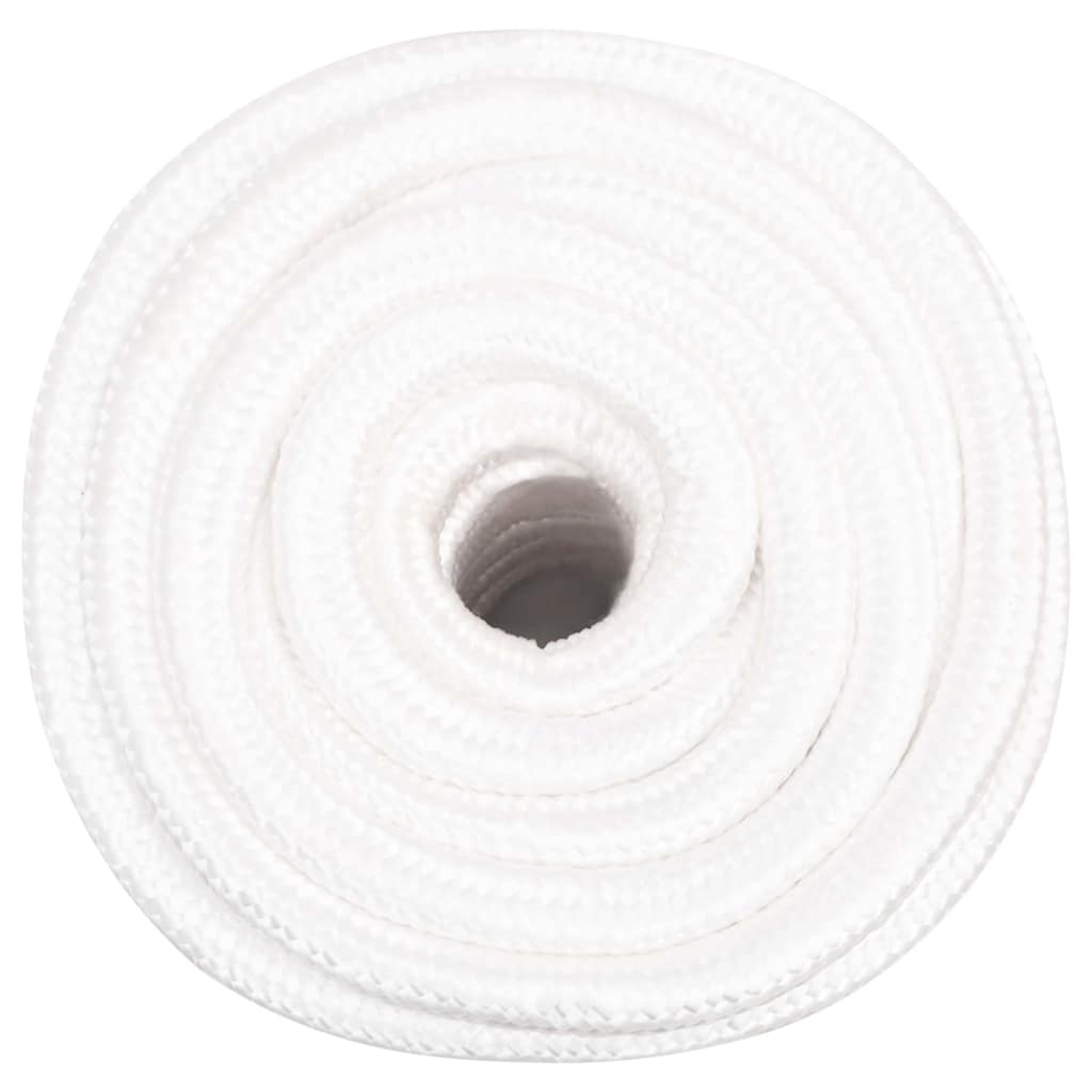 Vidaxl Bootsseil 20 mm 50 m Polypropylen massiv weiß