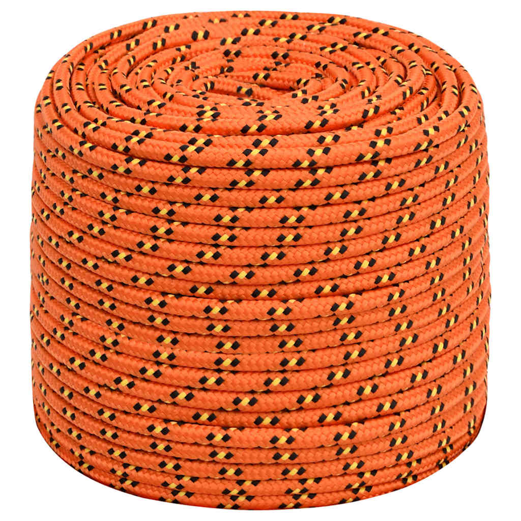 Vidaxl Bootsseil 6 mm 25 m Polypropylen Orange