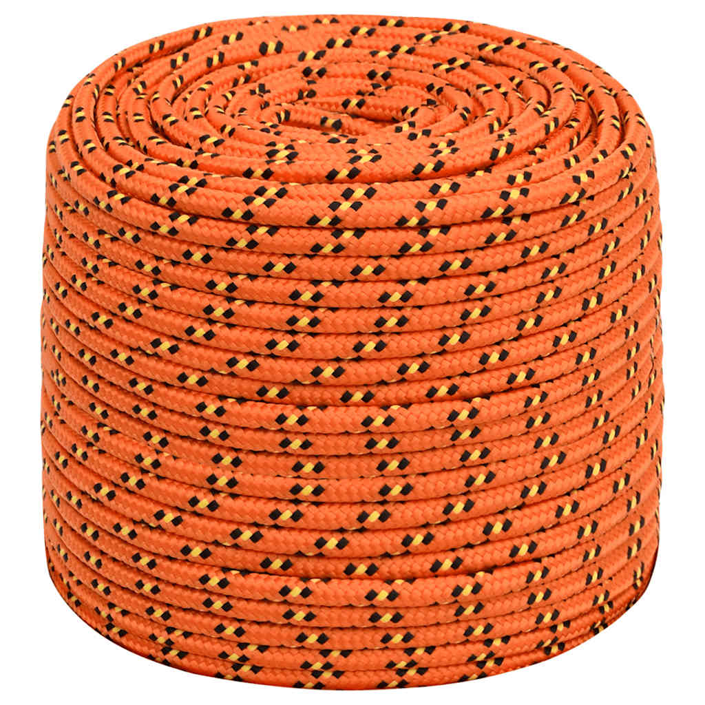 Vidaxxl Bootsseil 10 mm 100 m Polypropylen Orange