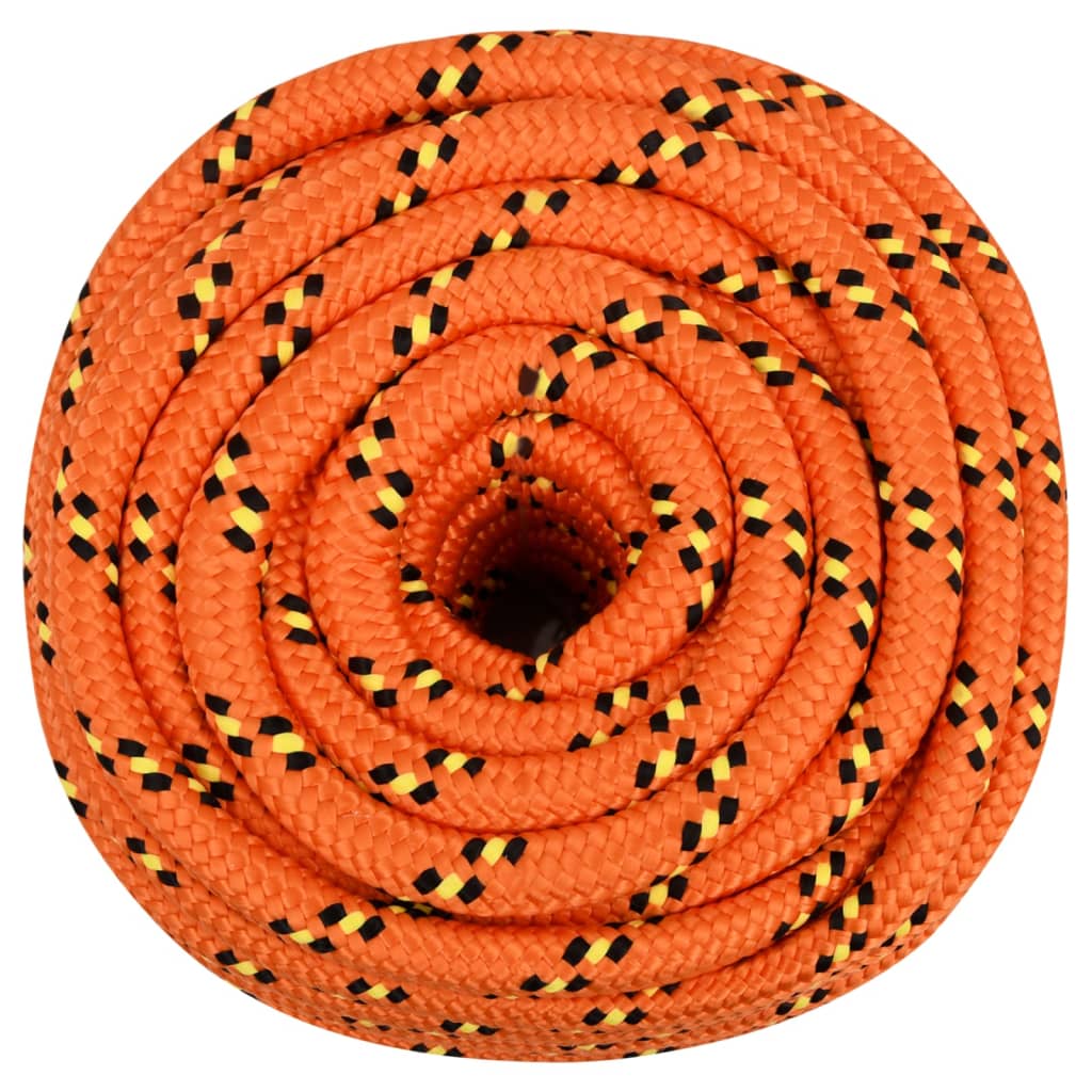 VidaXL Bootsseil 20 mm 25 m Polypropylen Orange