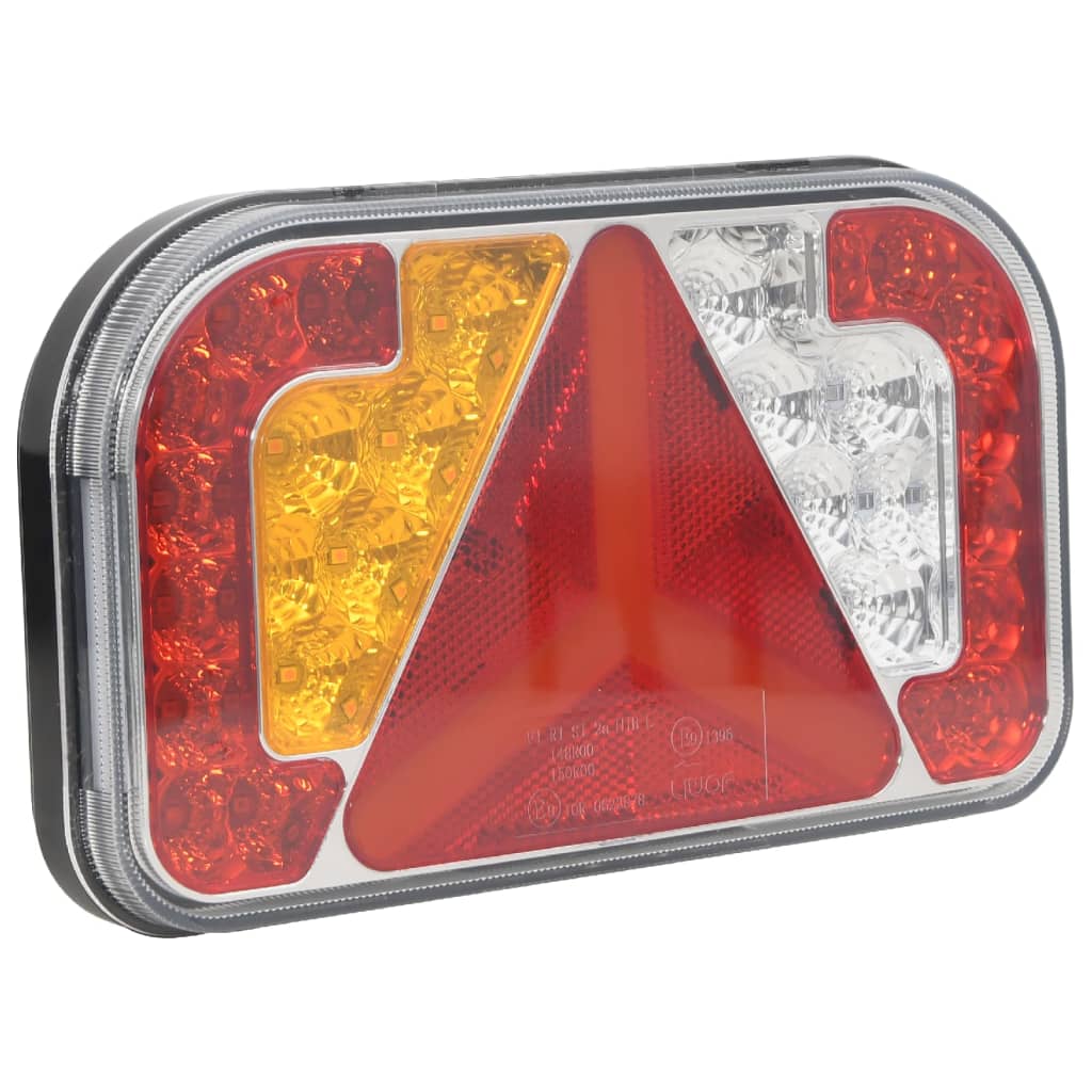 Vidaxx Anhängerlampen 2 Stück LED-Lampe 12 V 24x5x14,5 cm rot