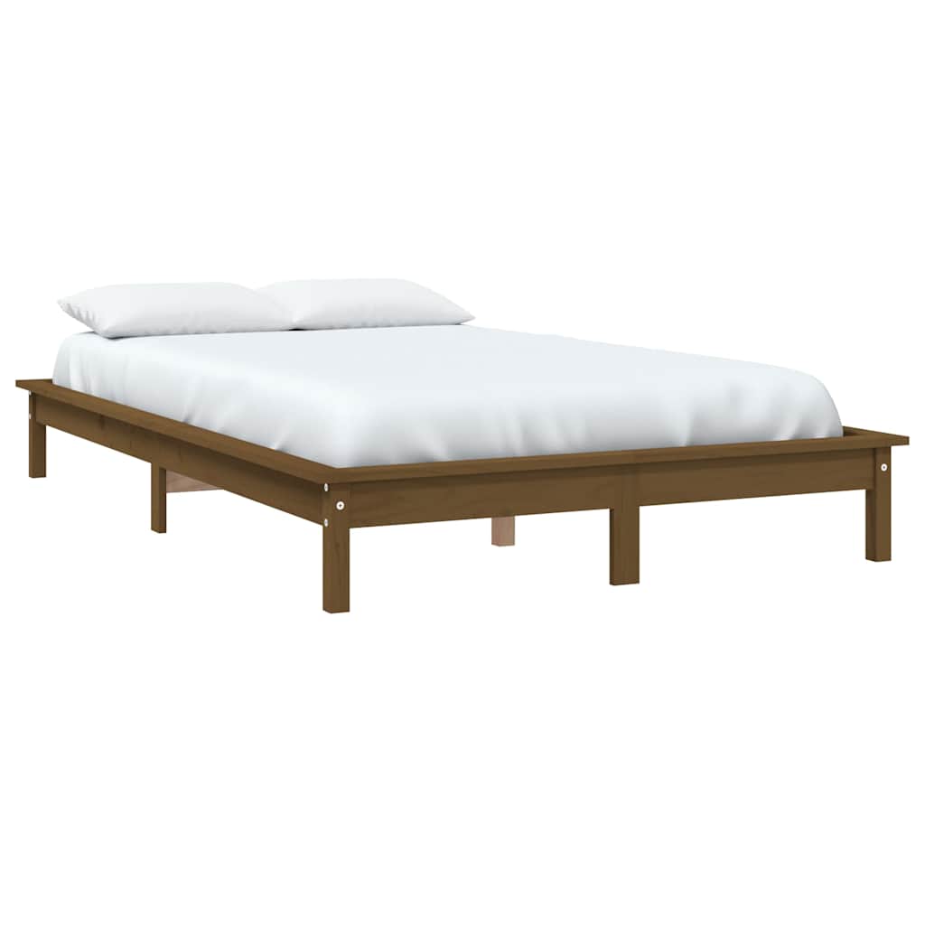 Vidaxl bedframe massief grenenhout honingbruin 120x190 cm