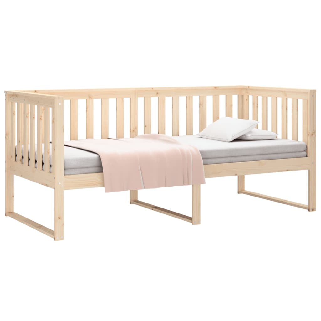 Vidaxl slaapbank zonder matras 90x190 cm massief grenenhout