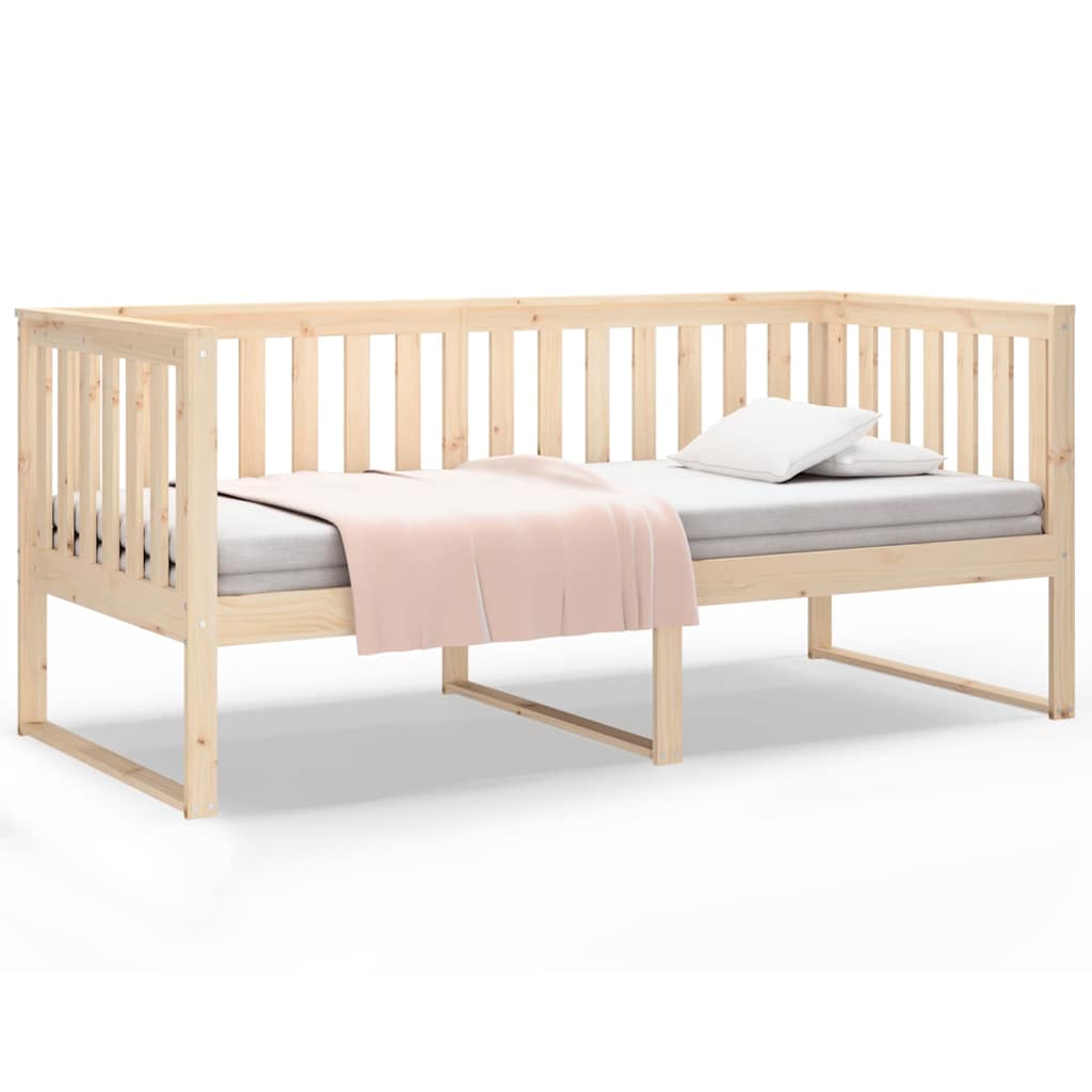 Vidaxl slaapbank zonder matras 100x200 cm massief grenenhout