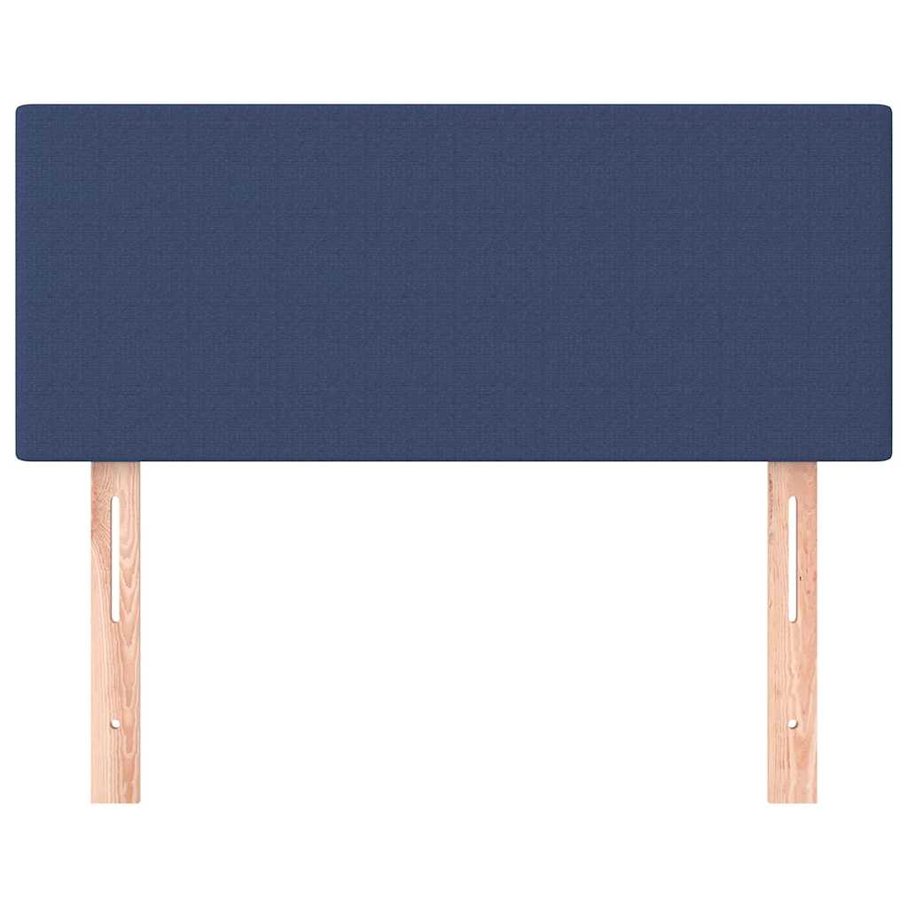 Vidaxl hoofdbord 90x5x78 88 cm stof blauw