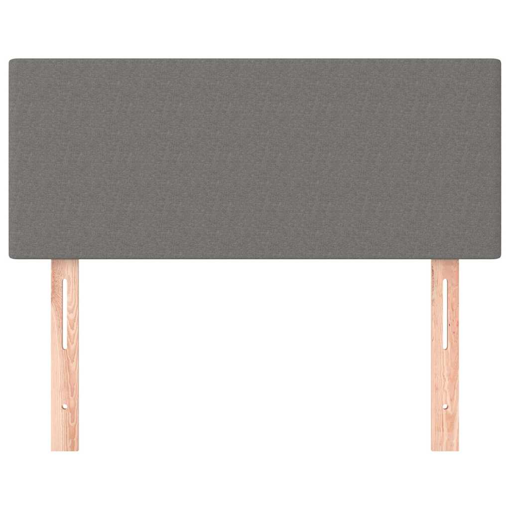 Vidaxl hoofdbord 100x5x78 88 cm stof donkergrijs