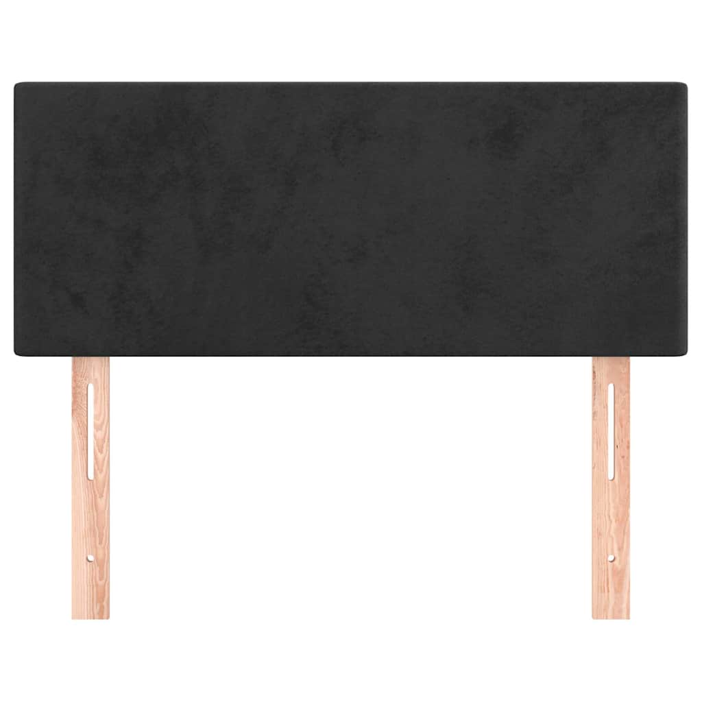 Vidaxl hoofdbord 100x5x78 88 cm fluweel zwart