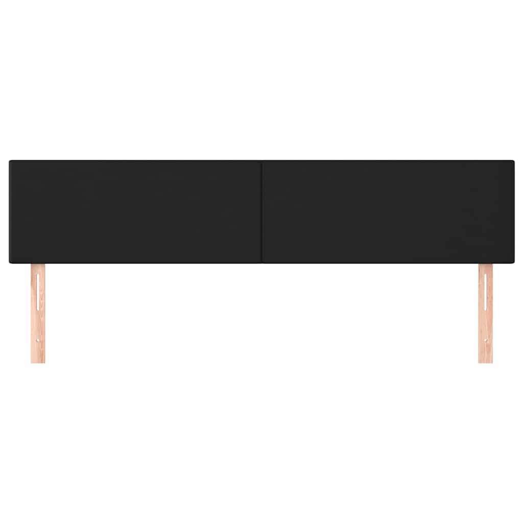 Vidaxl hoofdborden 2 st 90x5x78 88 cm kunstleer zwart