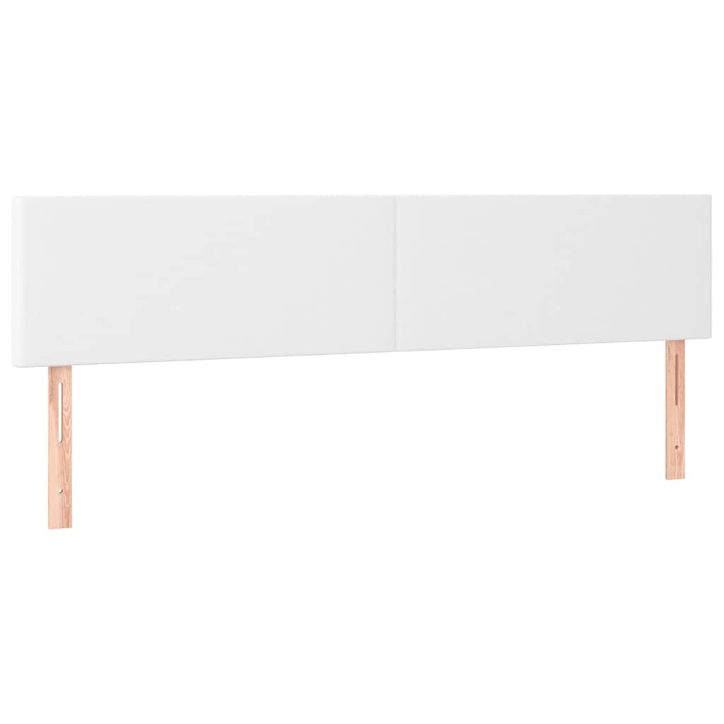 Vidaxl hoofdborden 2 st 90x5x78 88 cm kunstleer wit