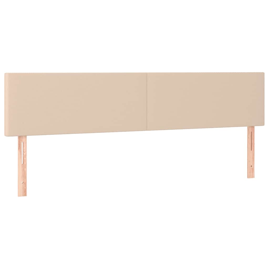 Vidaxl hoofdborden 2 st 90x5x78 88 cm kunstleer cappuccinokleurig