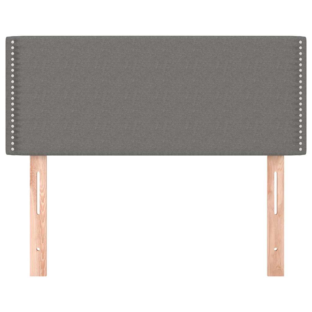 Vidaxl hoofdbord 90x5x78 88 cm stof donkergrijs