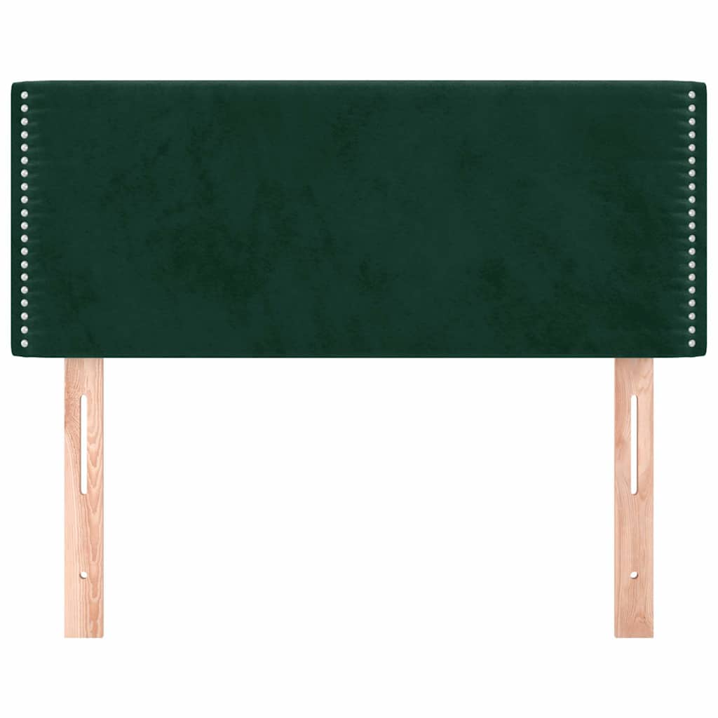 Vidaxl hoofdbord 100x5x78 88 cm fluweel donkergroen