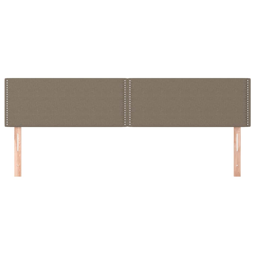Vidaxl hoofdborden 2 st 90x5x78 88 cm stof taupe