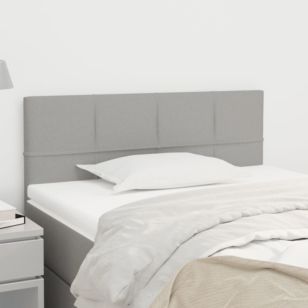 Vidaxl hoofdbord 90x5x78 88 cm stof lichtgrijs