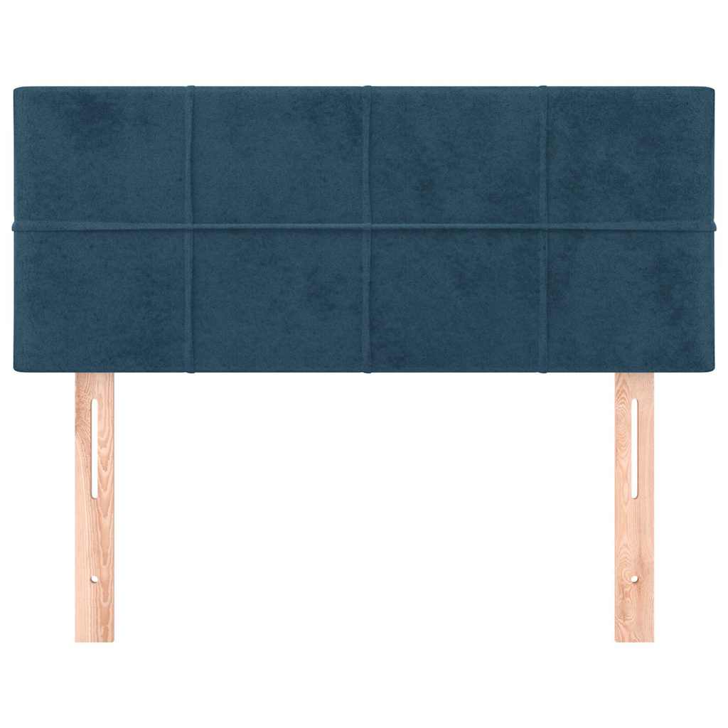 Vidaxl hoofdbord 90x5x78 88 cm fluweel donkerblauw