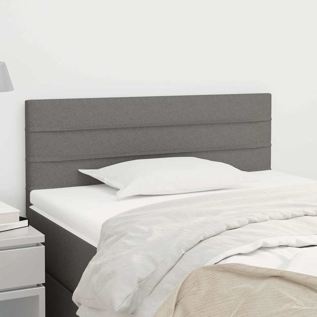 Vidaxl hoofdbord 80x5x78 88 cm stof donkergrijs