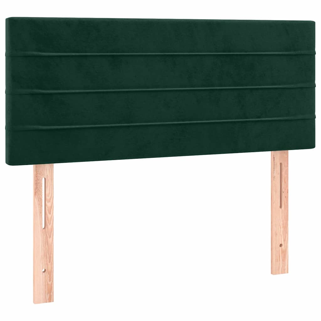 Vidaxl hoofdbord 80x5x78 88 cm fluweel donkergroen