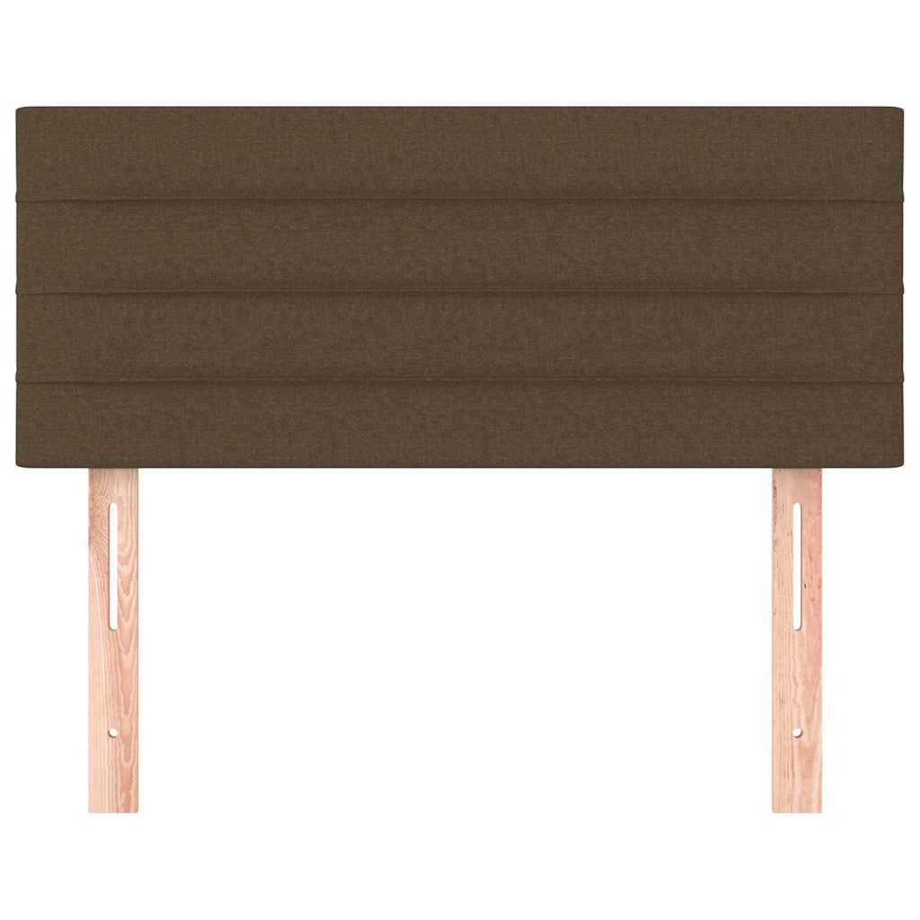Vidaxl hoofdbord 90x5x78 88 cm stof donkerbruin