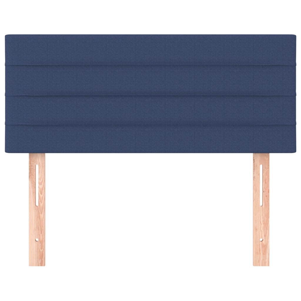 Vidaxl hoofdbord 100x5x78 88 cm stof blauw