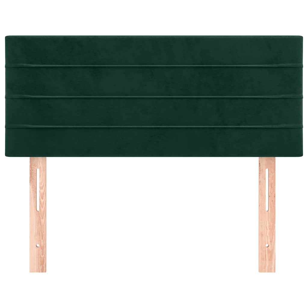 Vidaxl hoofdbord 100x5x78 88 cm fluweel donkergroen
