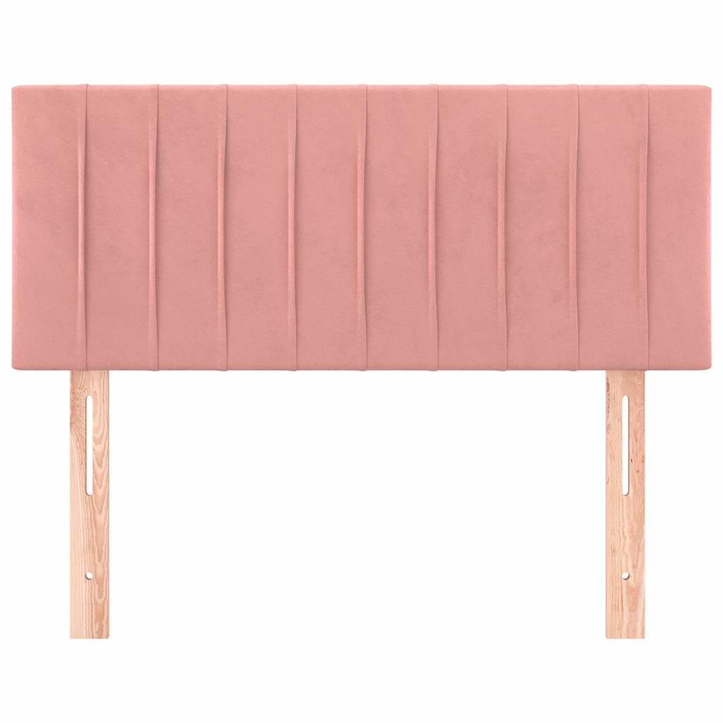 Vidaxl hoofdbord 80x5x78 88 cm fluweel roze