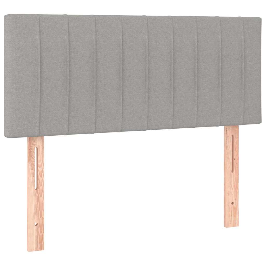Vidaxl hoofdbord 100 x 5 x 78 88 cm stof lichtgrijs
