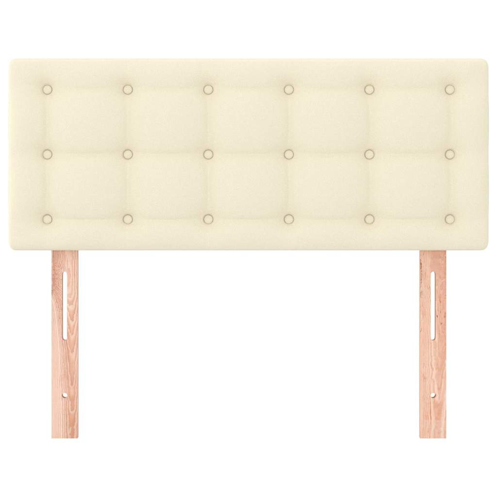 Vidaxl hoofdbord 90x5x78 88 cm kunstleer crèmekleurig