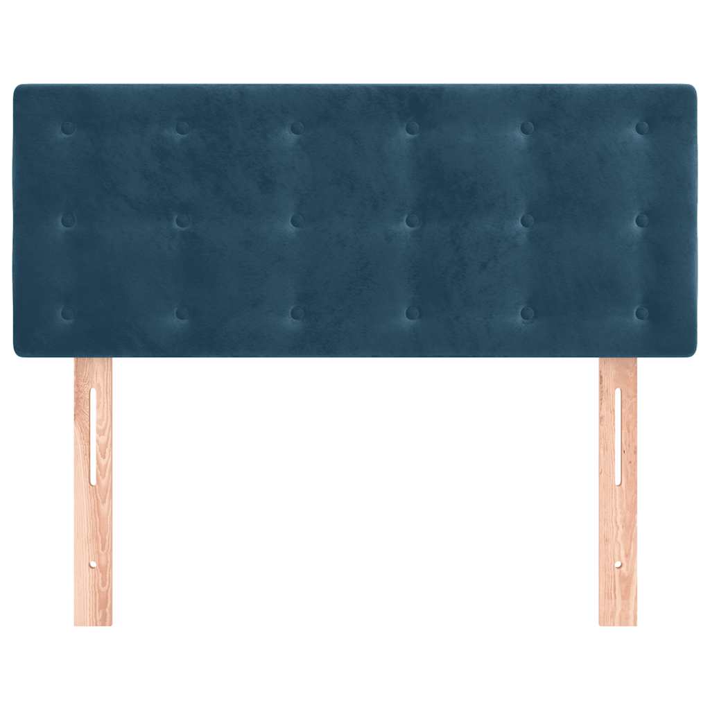 Vidaxl hoofdbord 90x5x78 88 cm fluweel donkerblauw