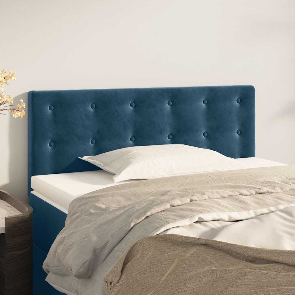Vidaxl hoofdbord 90x5x78 88 cm fluweel donkerblauw