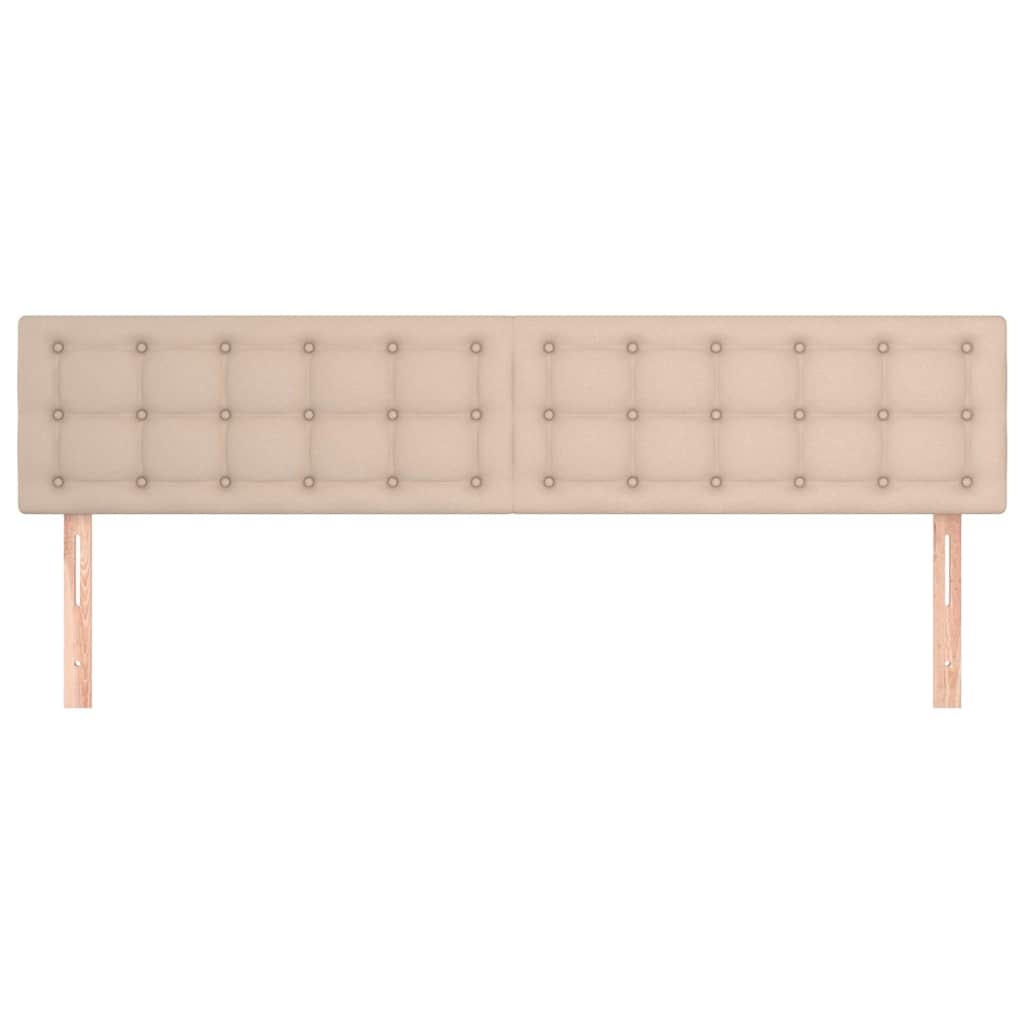 Vidaxl hoofdborden 2 st 90x5x78 88 cm kunstleer cappuccinokleurig